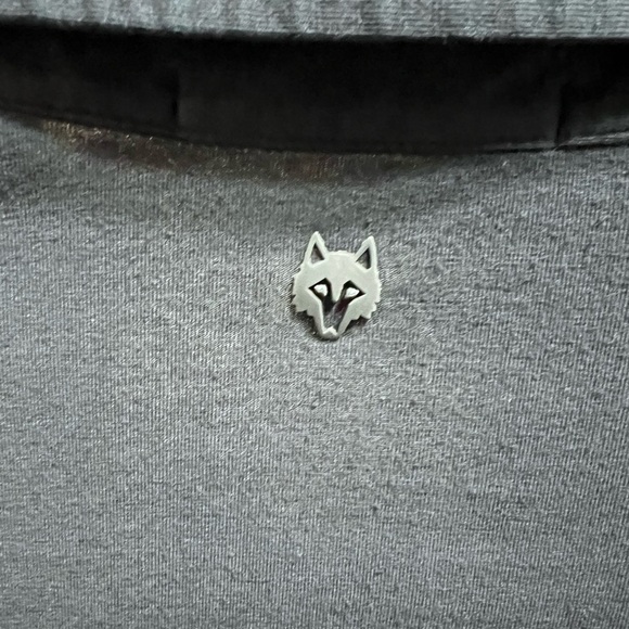 Greyson Polo Mens XL Black/Blue Golf Performance Wolf Head Pima Cotton Blend. - Picture 3 of 5